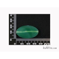 หินอาเกตรูปไข่ สีเขียว (1เม็ด)